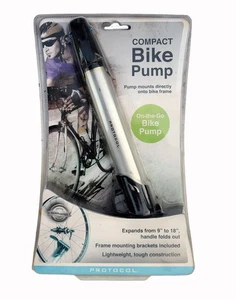 PROTOCOL Compact Fahrradpumpe erweiterbar 9"--18" Fahrrad montierbare Mini Luftpumpe, NEU - Bild 1 von 3
