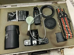 Ricoh XR-2s analoge Kleinbildkamera Spiegelreflexkamera Set mit RMC Tokina Objektiv, Blitz & Zubehör - Bild 1 von 15