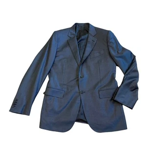 Ermenegildo Zegna Navy Blue Torin Button-Down Blazer Jacket Luxury Size 54R 44R - Bild 1 von 15
