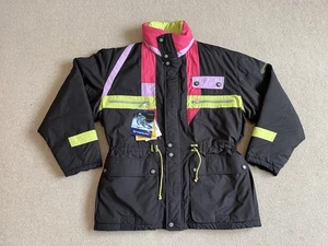 Sergio Tacchini Downhill Racer Ski Jacket 80s Vintage Mens L - WITH TAGS - RARE - Picture 1 of 24