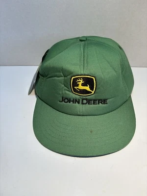 John Deere Hat Cap Green Full Foam Snapback New With Tag Embroidered Baseball - Image 1 of 4
