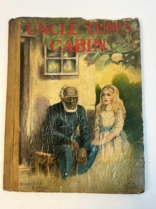 💥1900s Uncle Tom's Cabin Young Folks Edition By Harriet B Stowe HC 1 Day Ship👍 - Picture 1 of 7