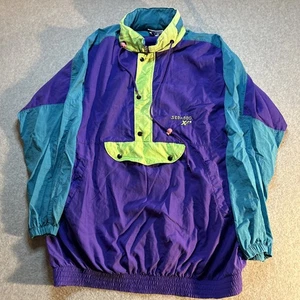 VTG Sea Doo Pullover 1/2 Zip Windbreaker Jacket - Mens Size XXL - Purple - Picture 1 of 5