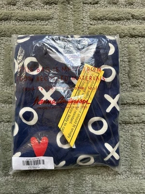 Hanna Andersson NWT Heart XO Valentines Pajamas PJs Sz 130 (Sz 8)  (067) - Image 1 of 2