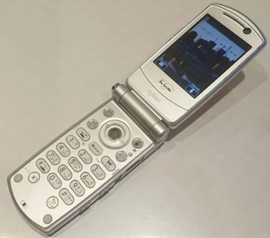 Panasonic P900i docomo Flip Phone Red Japan Mobile Cell Phone Vintage Rare - Picture 1 of 11