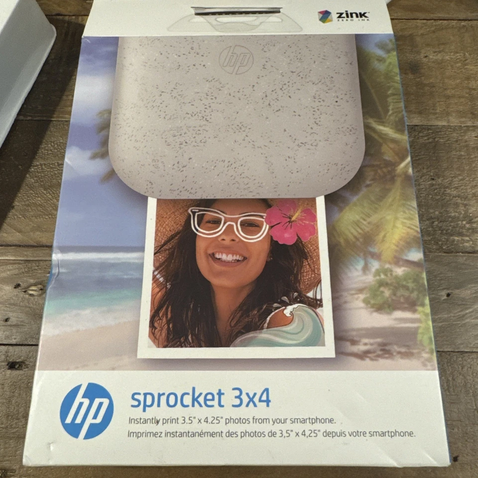 HP Sprocket 3x4" Sofortbilddrucker - WLAN, tragbar, ZINK, iOS & Andr - Bild 1 von 4