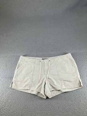 Pantalones Cortos Old Navy Para Mujer 14 Beige Cintura Ultra Baja Pana 100% Algodón Bolsillos Y2K Foto 1 de 4