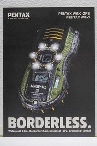 Catalog PENTAX WG-3 GPS Digital Camera from Japan - Picture 1 of 4