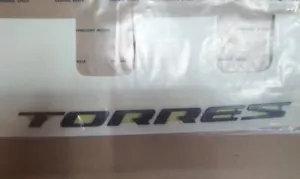 front grille Black TORRES emblem fit 2022 2023 2024 2025 Ssangyong KGM Torres - Picture 1 of 2
