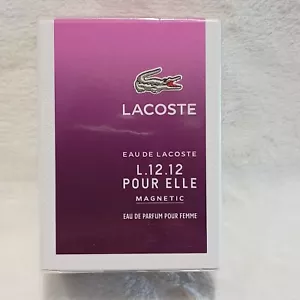 Lacoste L.12.12 Pour Elle Magnetic 45ml Eau De Parfum EDP Spray For Her New - Picture 1 of 6