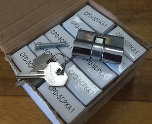 Lock Cylinder to Suit Security Screen Door Locks Euro Pattern 45mm Pack of 10 - Picture 1 of 3