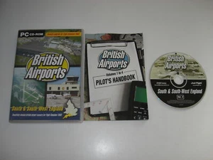 BRITISH AIRPORTS Vol 3 South & S West England PC Add-On Flight Sim 2002 FS2002 - Imagen 1 de 1