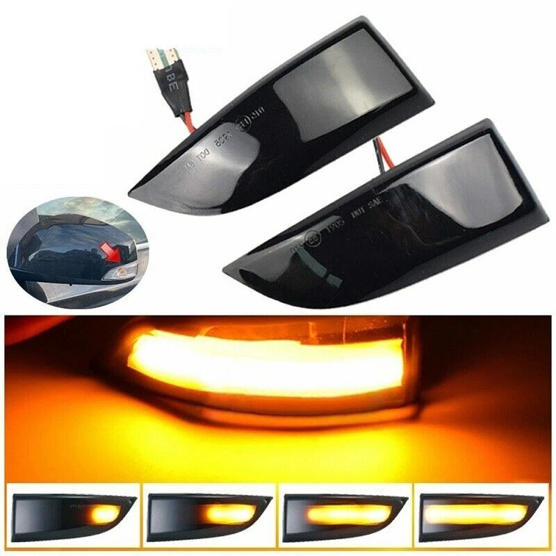 2X LED Dynamic Turn Signal Indicator Light Fit For Renault Megane 3 MK3 III RS - Image 1 of 4