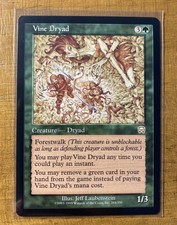 Magic The Gathering ✨VINE DRYAD✨ Mercadian Masques NM/MINT RARE 1999 MTG NP