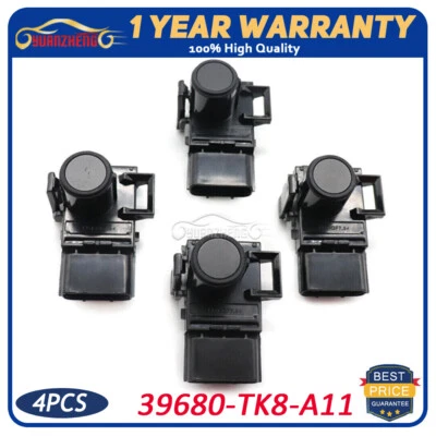 4x Sensor de ayuda de estacionamiento trasero para Honda Odyssey Pilot 3,5 L 39680-TK8-A11 PDC Foto 1 de 4