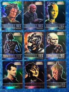 The Complete Star Trek Voyager: Formidable Foes Cards Complete Chase Set - Picture 1 of 19