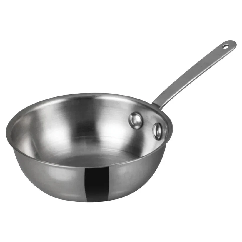 WINCO Mini Wok Acero Inoxidable, Plateado Foto 1 de 1