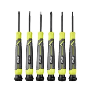 6-Piece Precision Screwdriver Set with Cushion Grip Handles - Picture 1 of 5