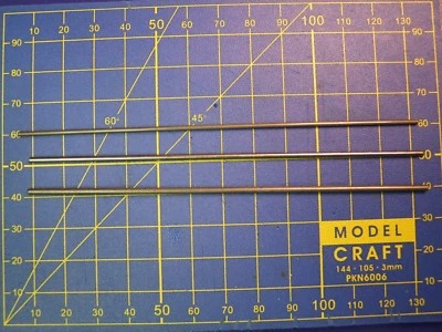 Axe acier 125 mm choix Dia. moteur train modélisme ferroviaire wagon voiture HO