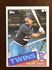 1985 Topps Baseball #43 Andre David RC Minnesota Zwillinge