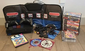 Huge PS2 Console & Games Lot Controllers/Memory Cards (21) PS2 & PS1 Games - Picture 1 of 7