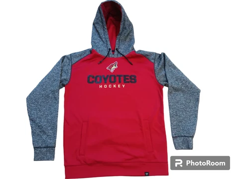 Arizona Coyotes Fanatics Hooded Pullover Sweatshirt with Front Pocket Medium NHL Cover