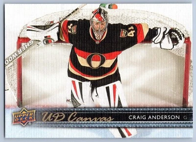 CRAIG ANDERSON 2014-15 UPPER DECK CANVAS 14-15 NO C61             37377 - Image 1 of 2