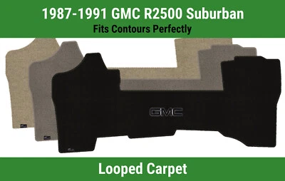 Alfombra delantera Lloyd Classic Loop para '87-91 GMC R2500 Suburban con negro GMC 1 Foto 1 de 4
