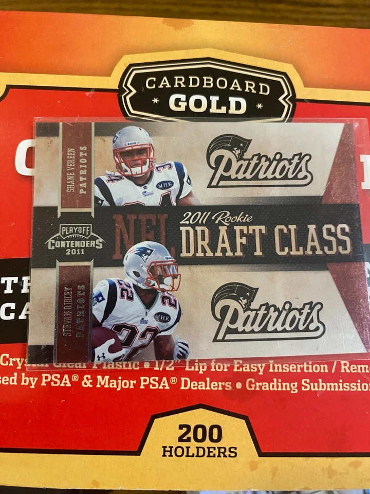 2011 Playoff Contenders Rookie Draft Class #17 Vereen/Ridley  PATRIOTS V436 - Image 1 of 1