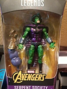 Marvel Legends Series Avengers Infinity War 6-inch Serpent Society THANOS baf - Picture 1 of 4