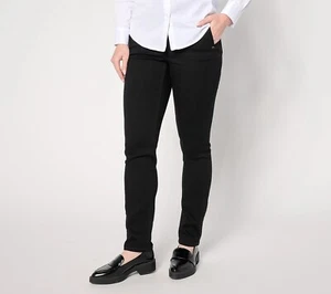Denim & Co. Signature Size 18W Regular Black Perfect Flex Jean A659416 NWT - Picture 1 of 1
