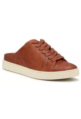 Zapatilla deportiva Frye Ivy baja de encaje mula sin cordones para mujer talla 7,5 M coñac 78861 nueva en caja Foto 1 de 4
