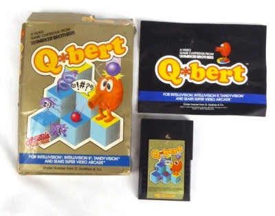 Intellivision Spiel in OVP -- Q*BERT Qbert (Parker Bros) -- Mattel (no Atari) - Bild 1 von 4