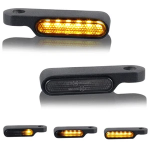2PCS Mini Motorcycle LED Turn Signal Blinker Handlebar Light For Harley Touring - Bild 1 von 12