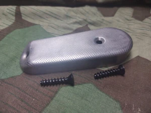 K98 Sniper Buttplate +Screws German WWII 98k Mauser Cupped Stock Guaranteed fit! - Picture 1 of 2