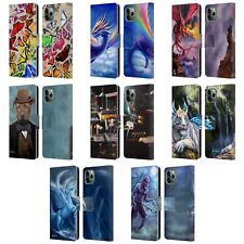 OFFICIAL ANTHONY CHRISTOU ART LEATHER BOOK WALLET CASE FOR APPLE iPHONE PHONES