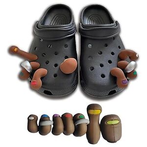 Funny Toe Shoe Charms Halloween Croc Cute Clog Decorations Accessories
