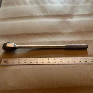 MAC Tools VR15 Vintage 1/2” Drive x 15" Long Ratchet Chrome Handle - Picture 1 of 6