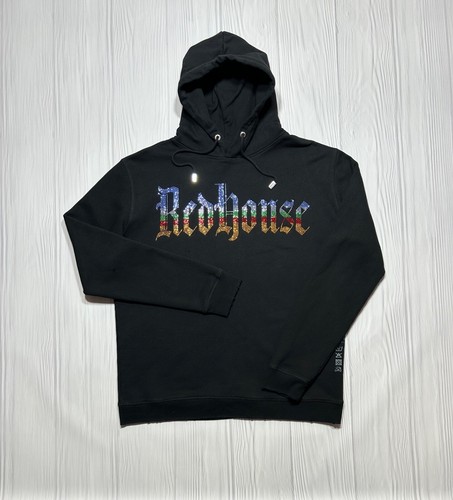 SUPREME Felpa con cappuccio Redho Collezione Loverh Logo Strass Taglia L