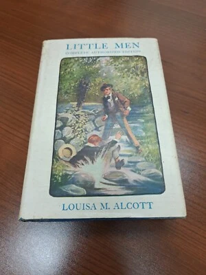 Vintage Book Little Men Louisa M Alcott 1913 Foto 1 de 4