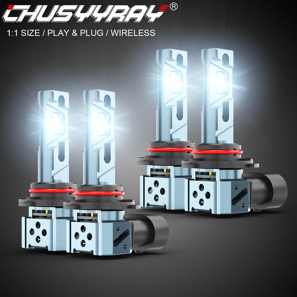 Faros LED blancos de haz alto bajo para Nissan Armada 5,6 L 2005-2015 Foto 1 de 4