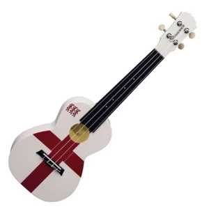 Brunswick BU50CENG Ukulele Concert ABS St. George's Cross England Flag Red White - Picture 1 of 1