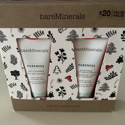 BareMinerals мини успокаивающий двойной гель для чистоты очищающее и увлажняющее средство подарочный набор - Изображение 1 из 2
