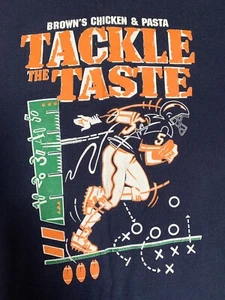 Vintage Chicago Bears Tshirt Gr. XL Tackle The Taste Browns Chicken NFL USA - Bild 1 von 14