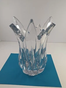 Mikasa Lotus XY 066/628 Vase, 10" Crystal Heavy - Picture 1 of 12