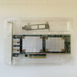 Carte adaptateur PCIe Broadcom BCM957712A120G double port 10GBASE-T N27204 - Photo 1/4