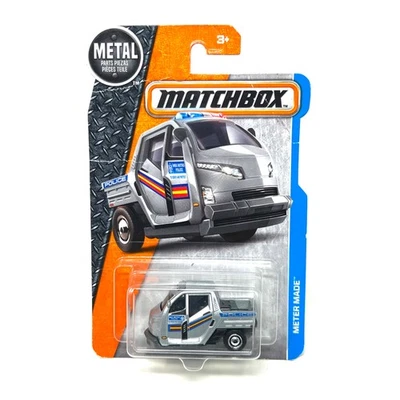 Matchbox MBX Meter Made Police Vehicle Gray - Image 1 of 4