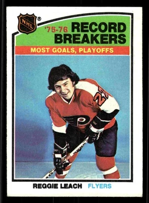 1976-77 Topps Reggie Leach #65 - Philadelphia Flyers - Image 1 of 2