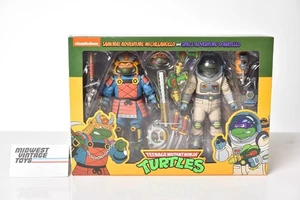 Neca TMNT Samurai Adventure Michelangelo And Space Adventure Donatello 2 Pack - Picture 1 of 5