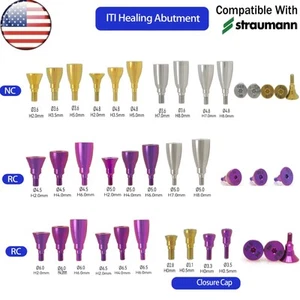 US 5Pcs Dental Healing Abutment Closure Regular Fit Straumann ITI Bone Level - Picture 1 of 24